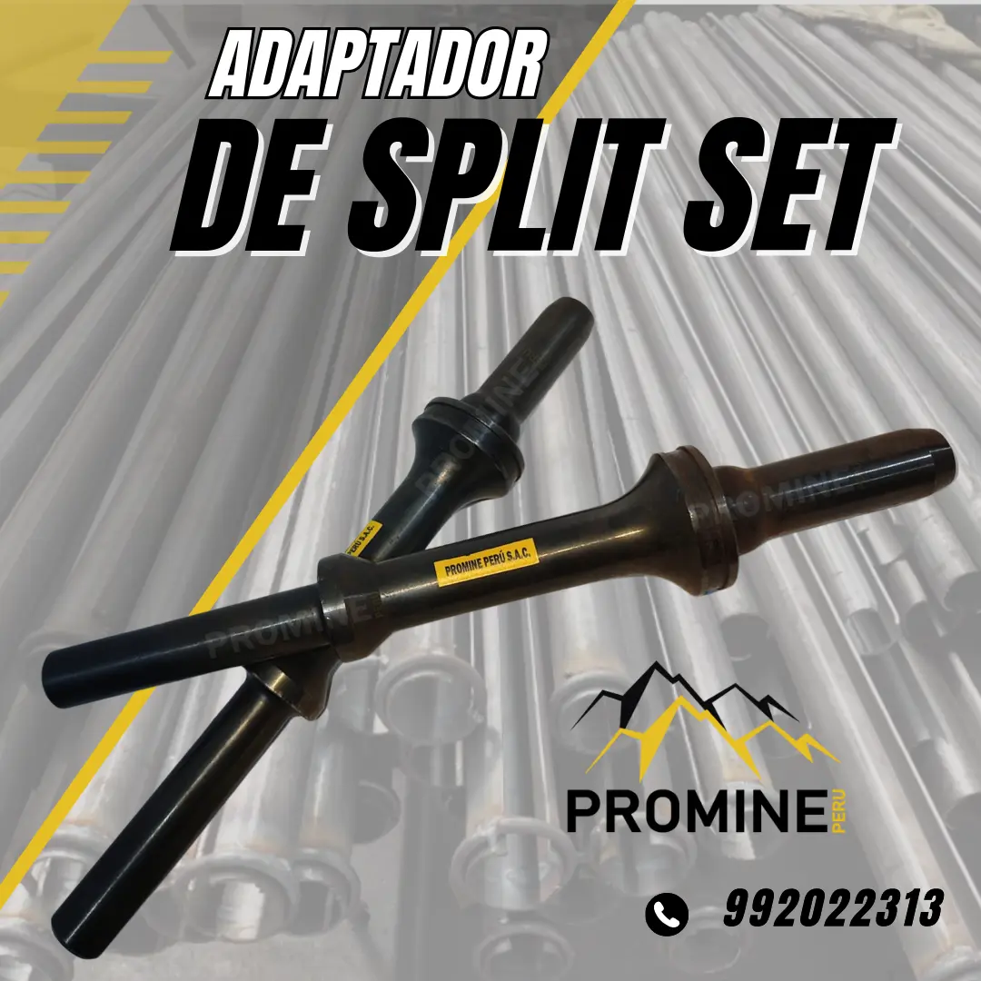 ADAPTADOR DE SPLIT SET PARA LA MINERIA PERUANA LIMA PERÚ