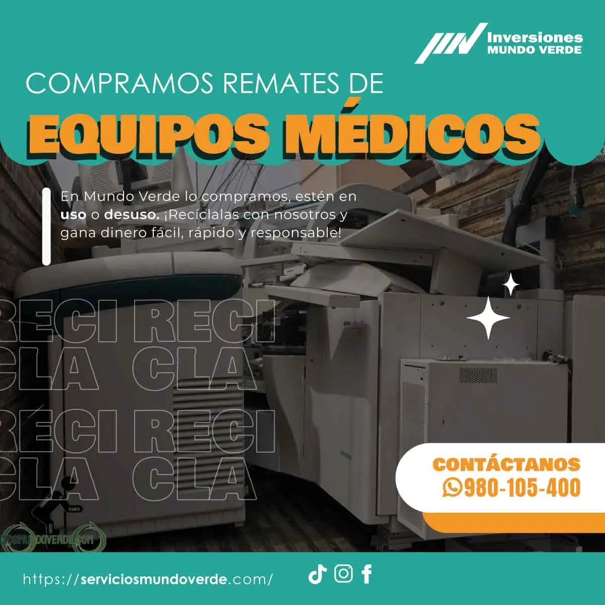 Reciclaje que paga vende tus equipos usados hoy