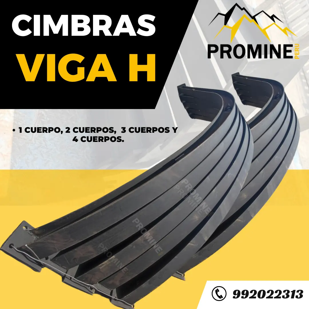 CIMBRAS EN VIGA H4 ARTESANAL LIMA MINERIA 