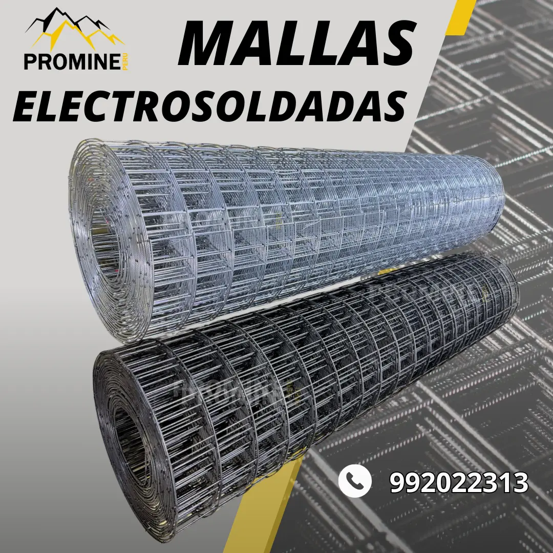 MALLAS ELECTROSOLDADAS MINERIA 4 X 4 MINERIA 