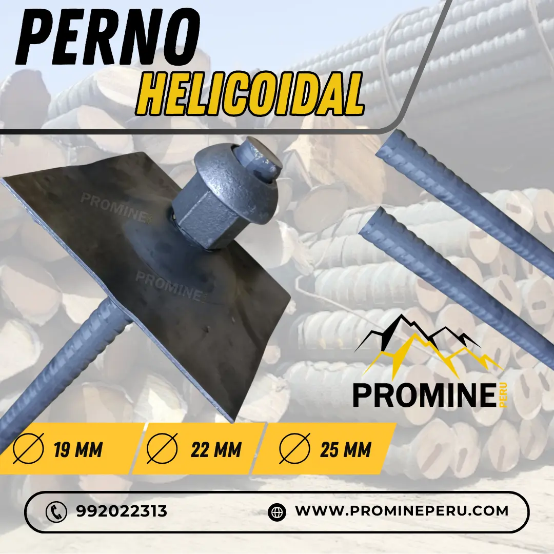 PERNOS DE ANCLAJE PARA LA MINERIA PERUANA LIMA 