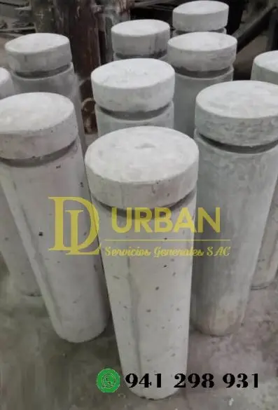 FABRICACION DE BOLARDOS DE CONCRETO Y METALICOS