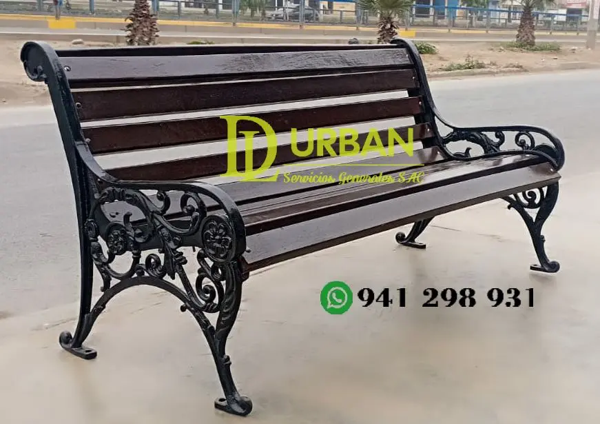 POSTES Y BANCAS EN FIERRO FUNDIDO