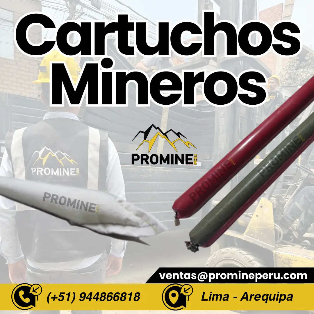 CARTUCHO RESINA . GEOMECANICA . PROMINE . LIMA