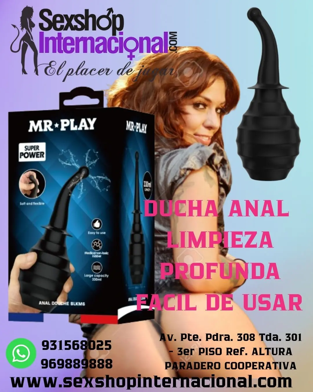 Mr Play Anal Douche Blkmg