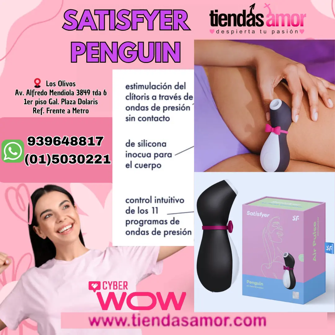 Sugador Clitóris Penguin Satisfyer - IZAGUIRRE