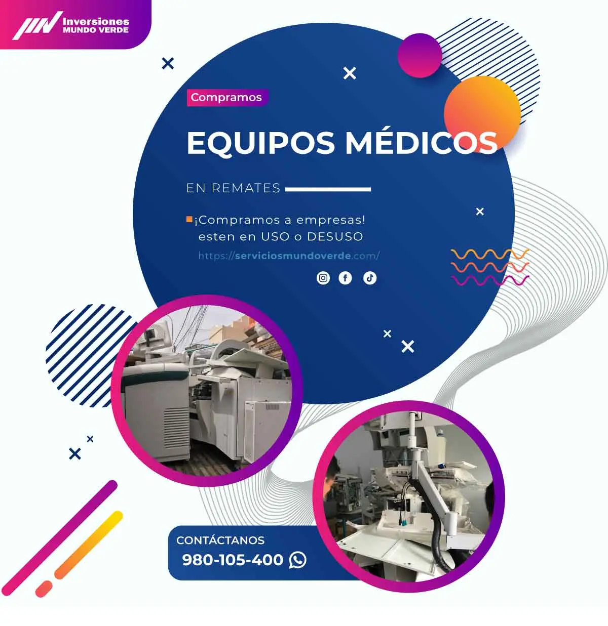 Compra de equipos electrónicos usados y dados de baja