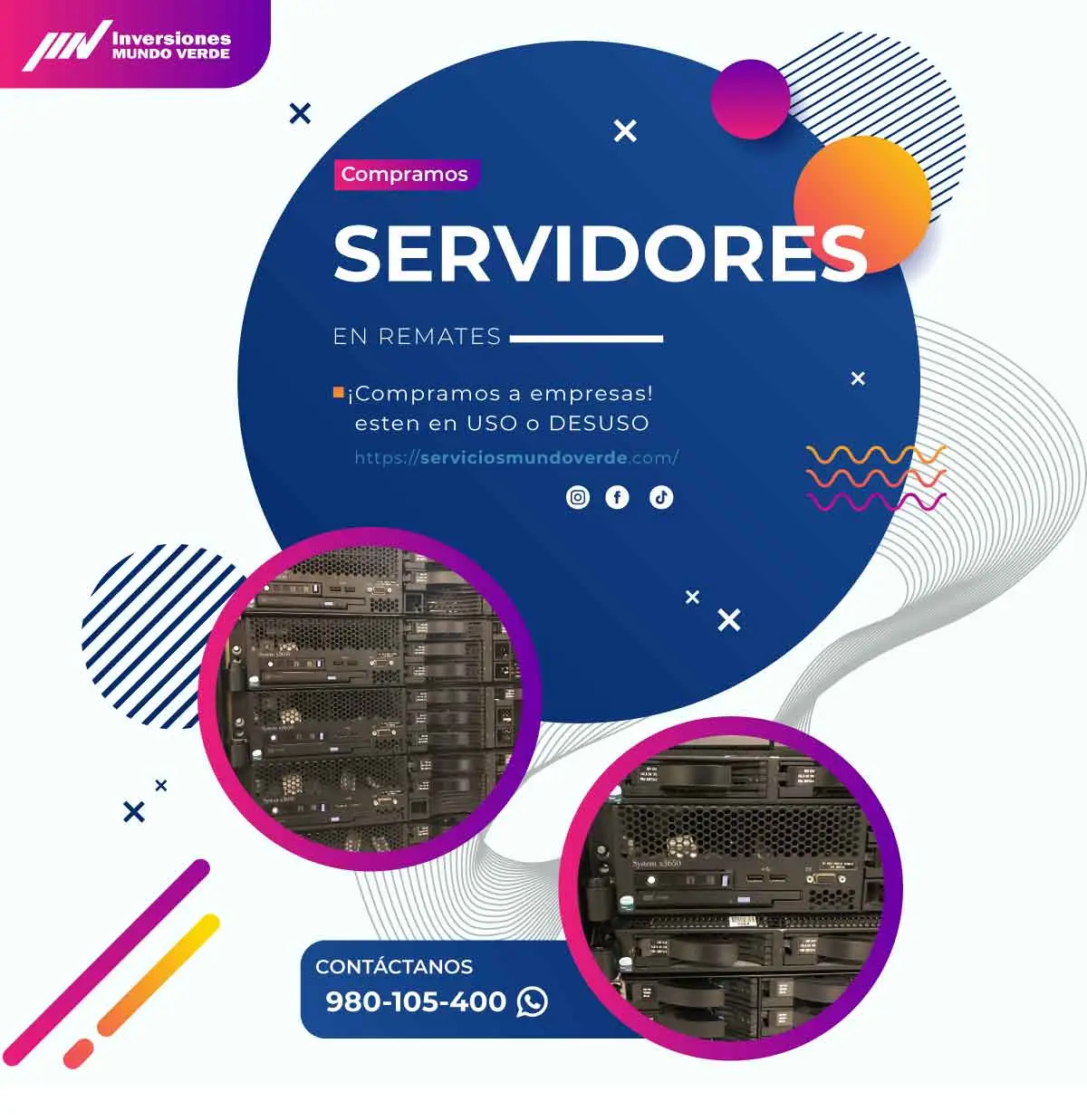 Servicio Mundo Verde Compra y reciclaje 