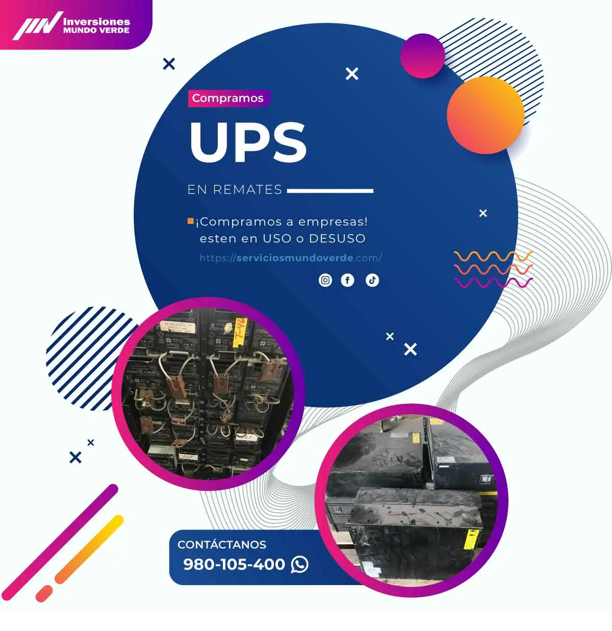 Compra y reciclaje responsable de equipos electrónicos