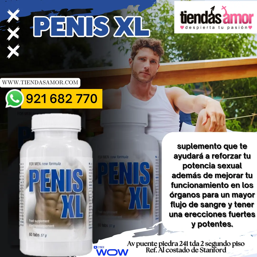 Penis XL Cápsulas Aumento MEJORA LA CIRULACIÓN SANGUÍNEA 