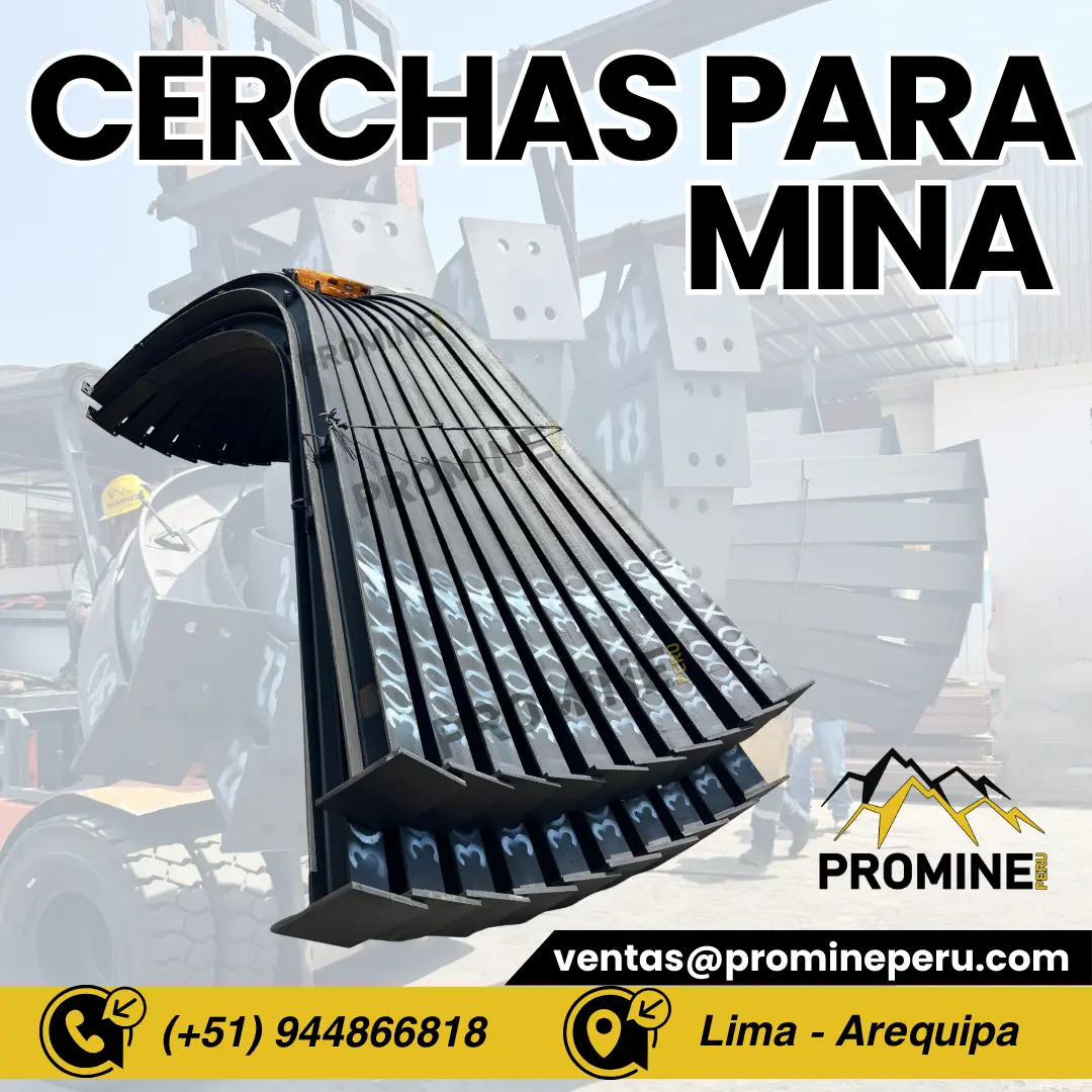 CERCHAS PARA MINERIA . LIMA . CIMBRA . FABRICA