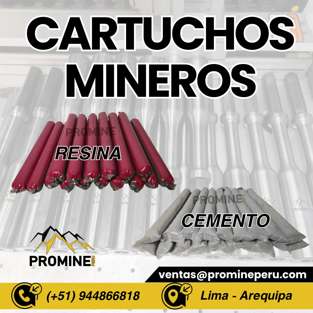 CARTUCHOS CEMENTO . RESINA . PROMINE . LIMA . ANCLAJE SEGURO