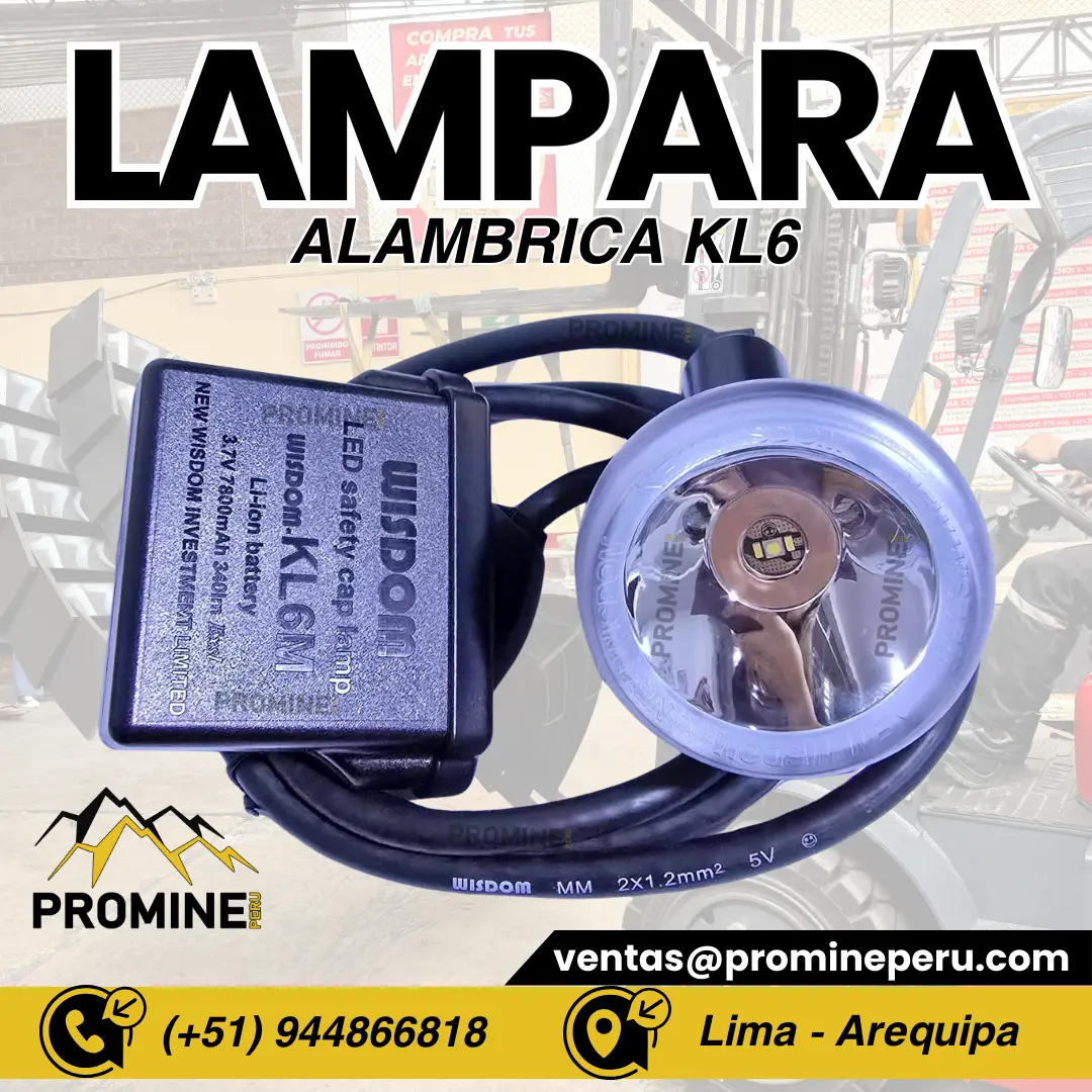 LAMPARA KL6M - ALAMBRICA - ORIGINAL - LIMA 