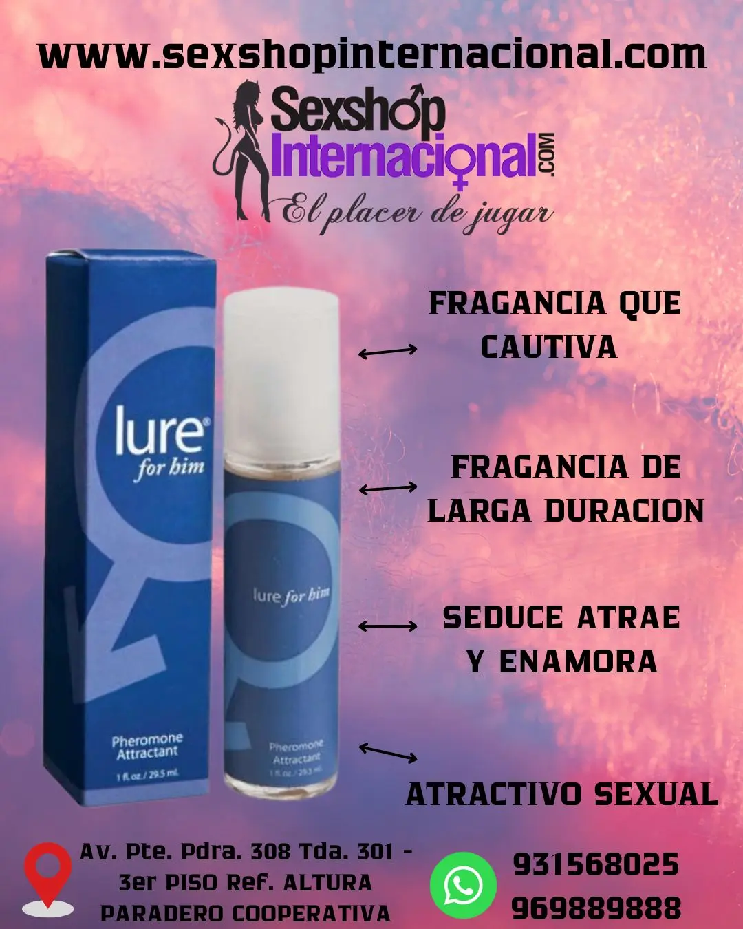 FEROMONA LURE FOR HIM HOMBRE