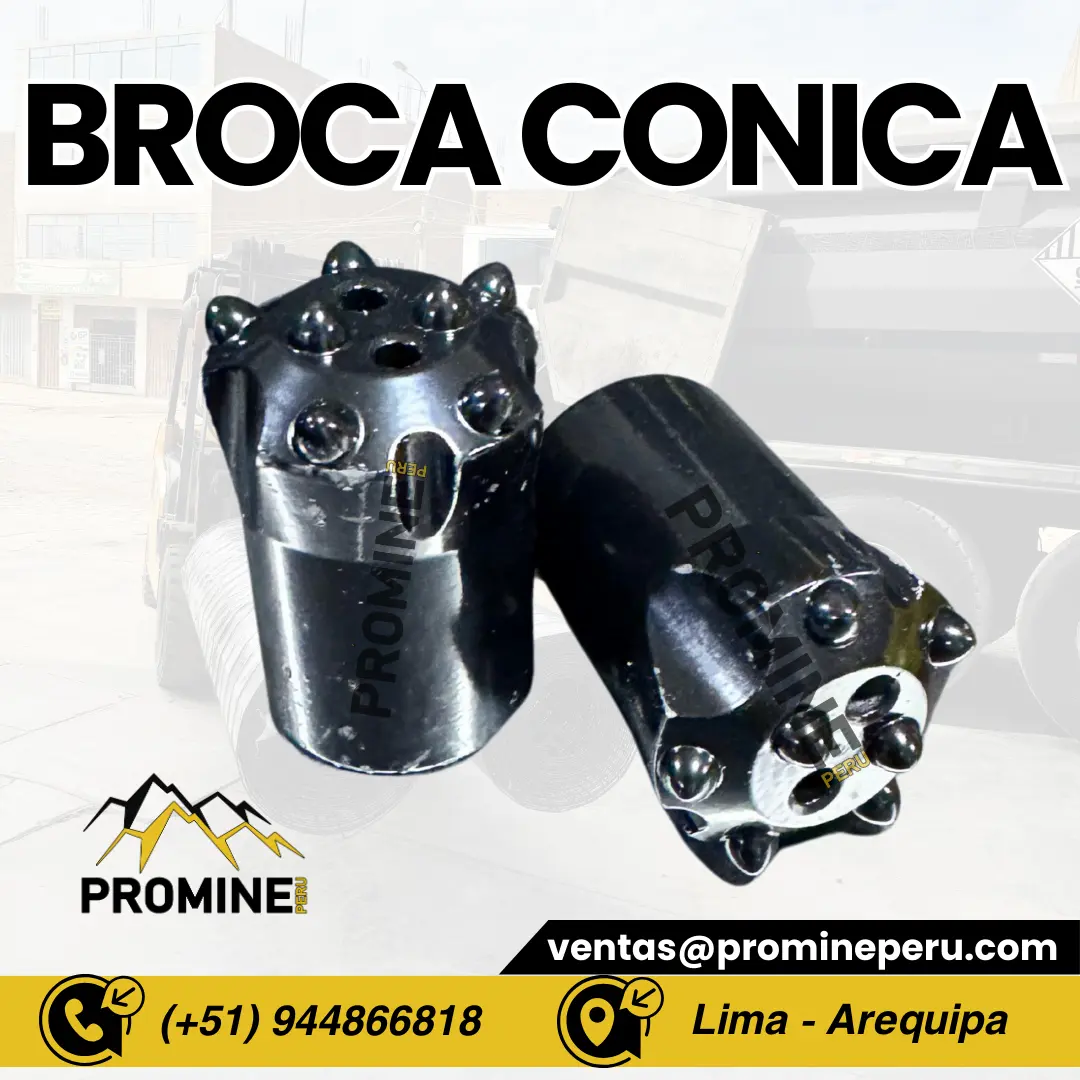 BROCA . CONICA . BOTON . LIMA . MINERIA PERUANA 