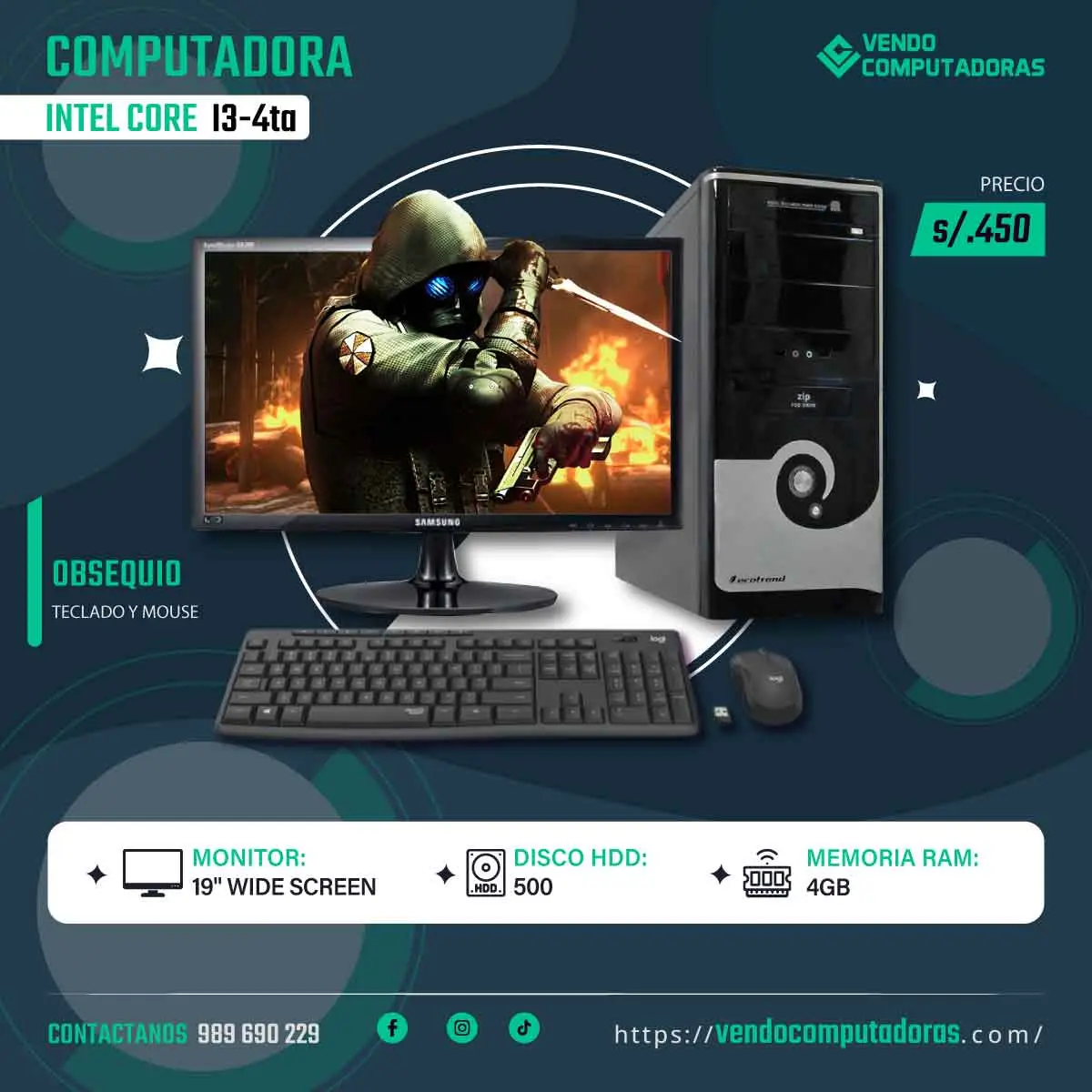  PC lista y con regalos solo falta tu Sí 