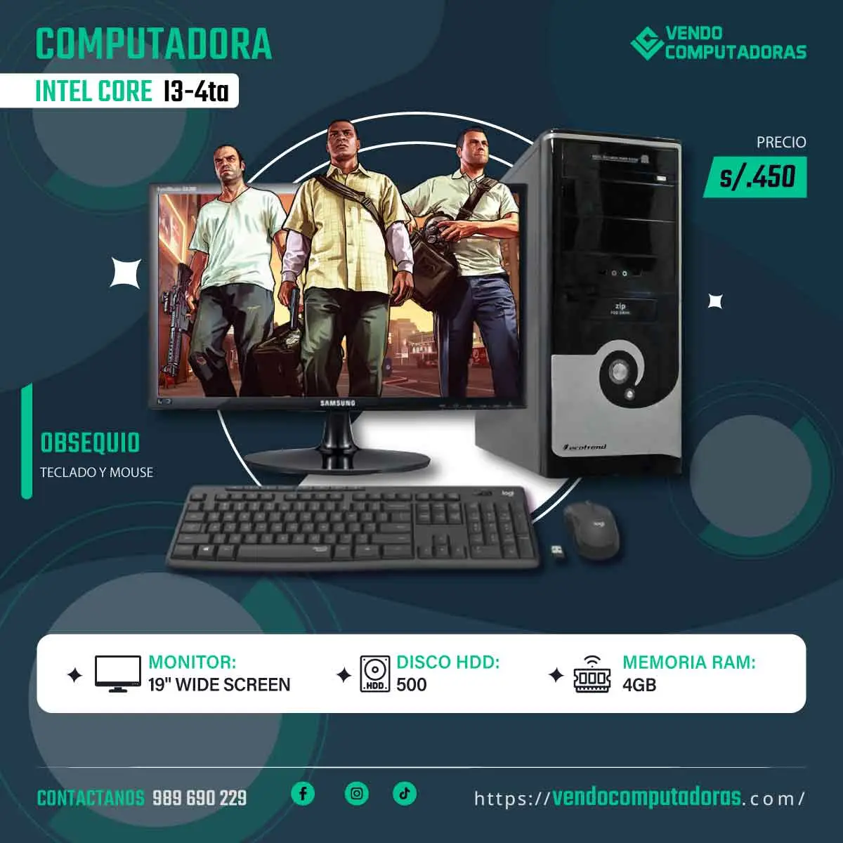  PC lista y con regalos solo falta tu Sí 