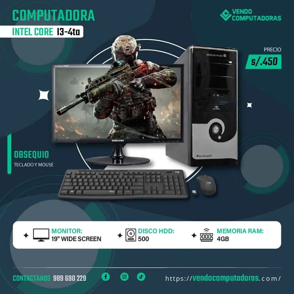  PC lista y con regalos solo falta tu Sí 