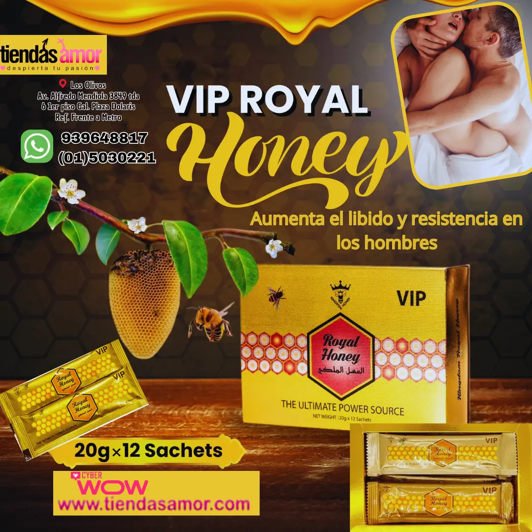 Royal Honey natural para tener erecciones mas firmes y durad