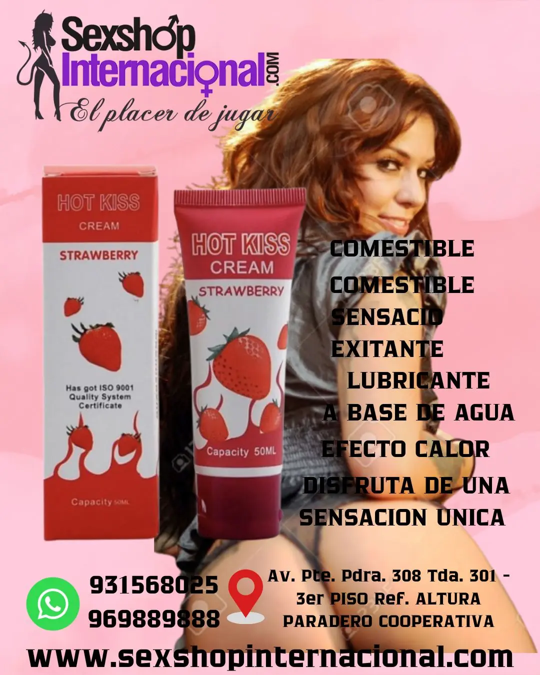 HOT KISS STRAWBERRY FRESA