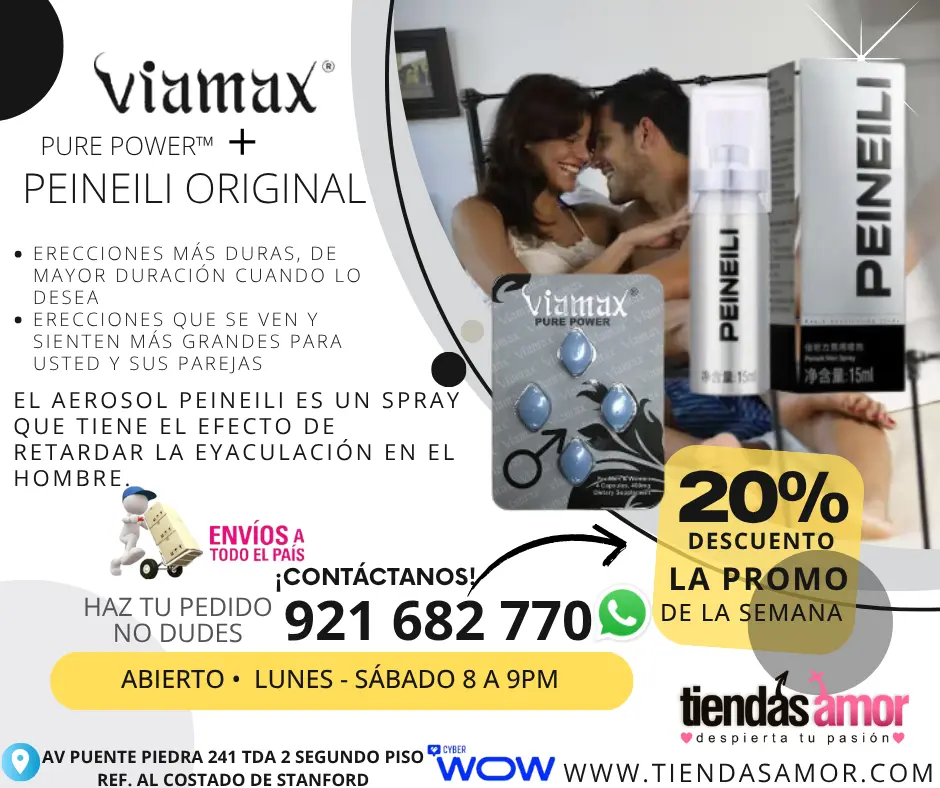 Peineili Original Retardante Viamax Pure Power Un AUMENTO