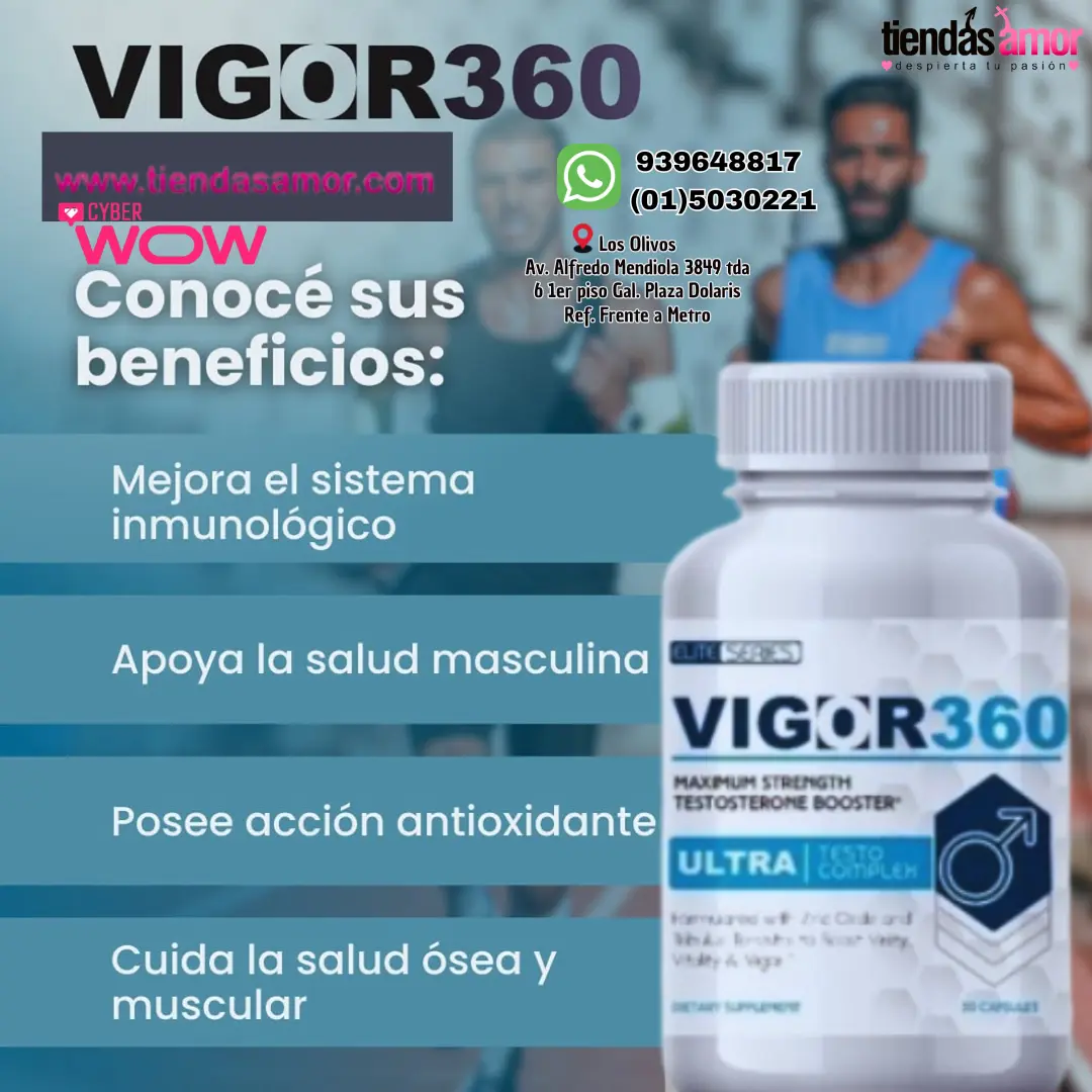 Potente estimulante Con Vigor 360 