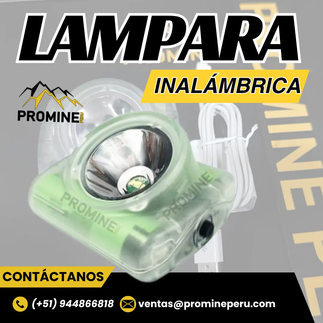 LAMPARA INALAMBRICA . 4A . LUZ . MINA 