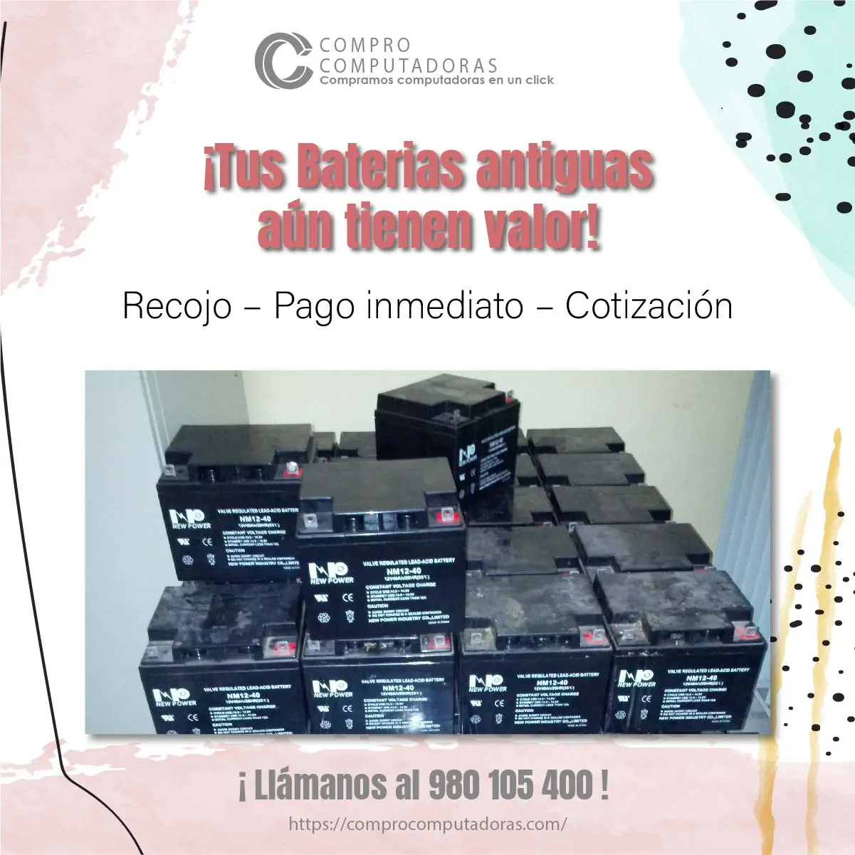 Reciclamos tus UPS viejos Solución ecológica