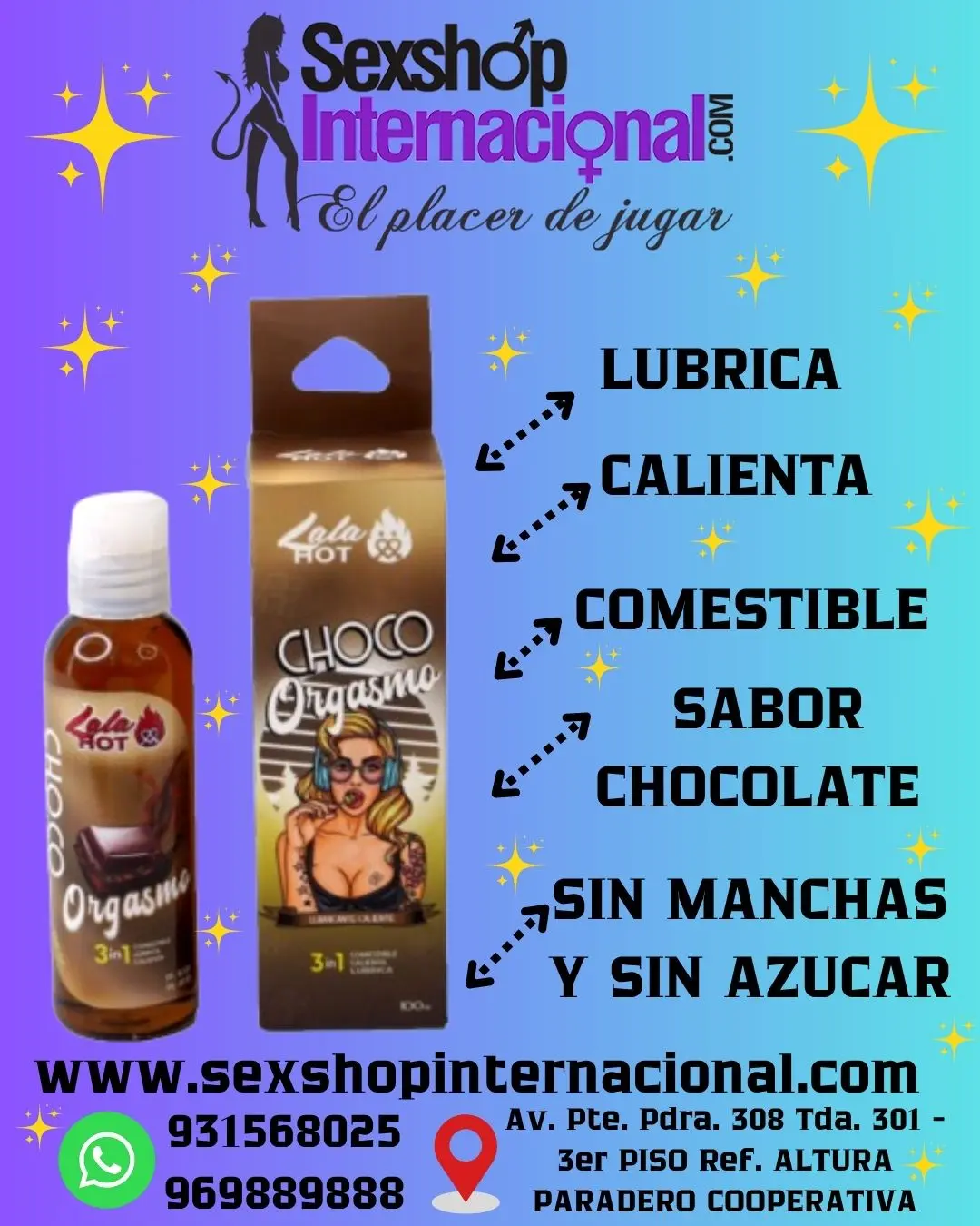 LALAHOT CHOCO ORGASMO 100 ML