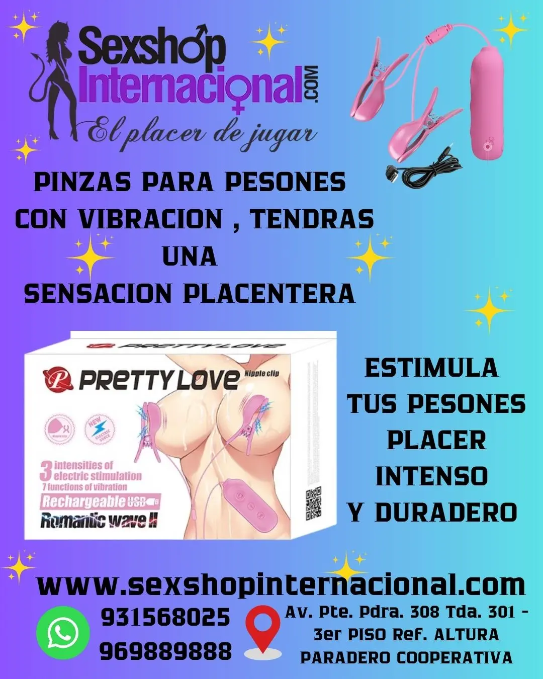 NIPPLE CLIP PEZONERAS CON ELECTROSHOP