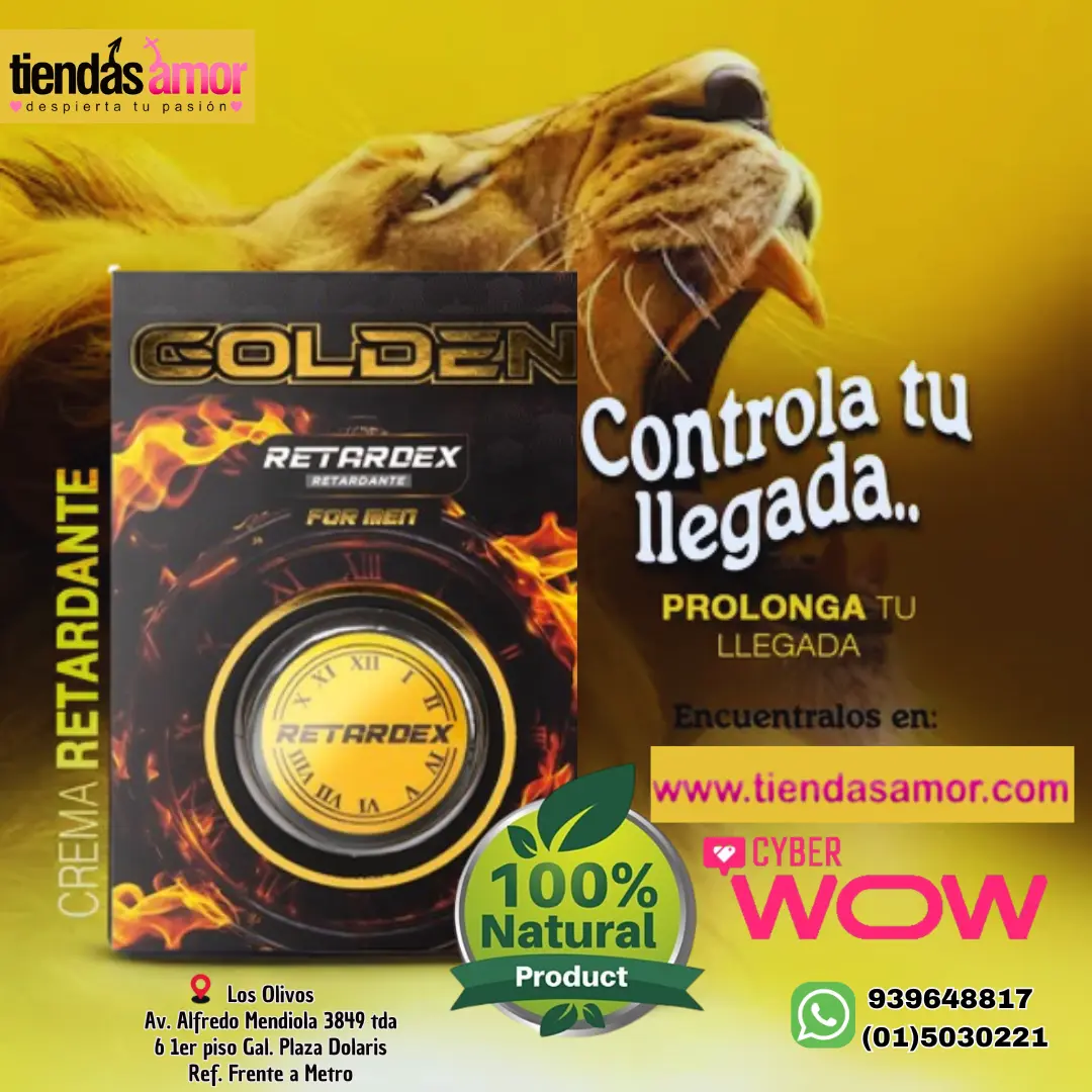 RETARDEX GOLDEN Eyaculacion Precoz Sexshop