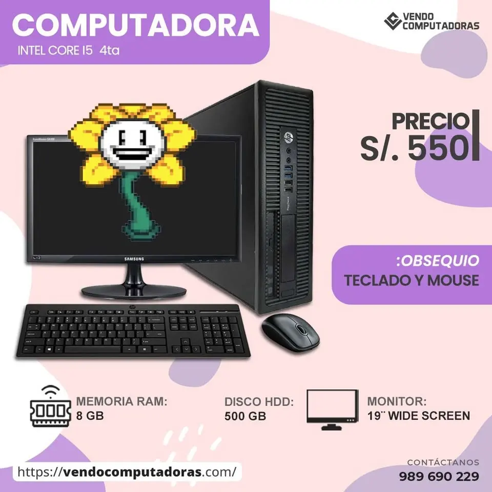  PC Core i5 con Monitor Regalo 
