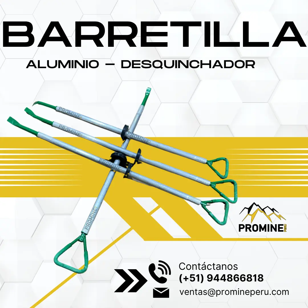 BARRETILLA ALUMINIO DESQUINCHADOR DE ROCA 