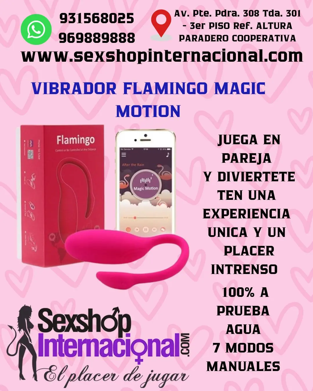 VIBRADOR FLAMINGO MAGIC MOTION