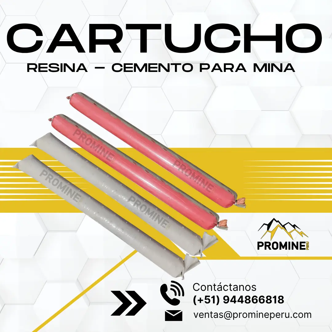 CARTUCHO DE RESINA PARA MINA SOSTENIMIENTO EN MINA LI