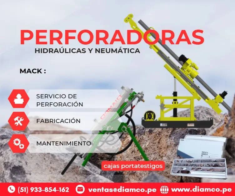 EQUIPO VERSÁTIL PERFORADORA DIAMANTINA