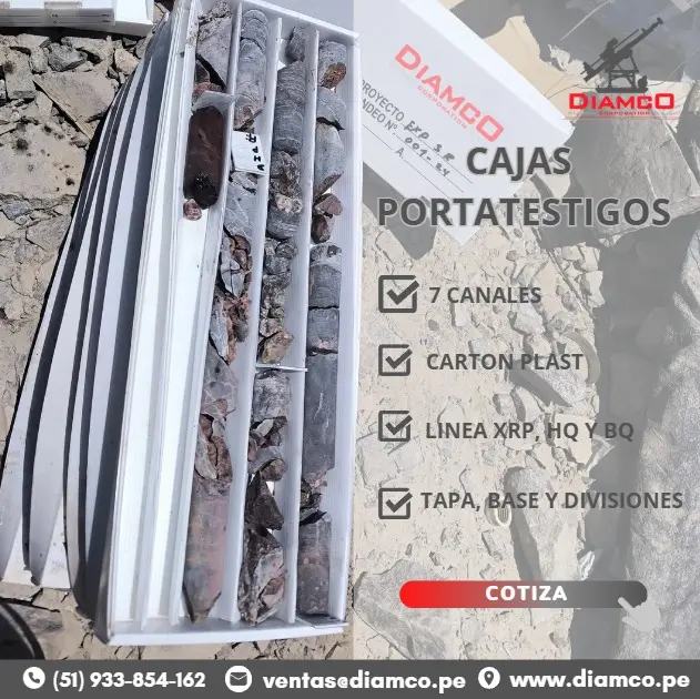 ALMACENAJE DE MUESTRAS TESTIGO 