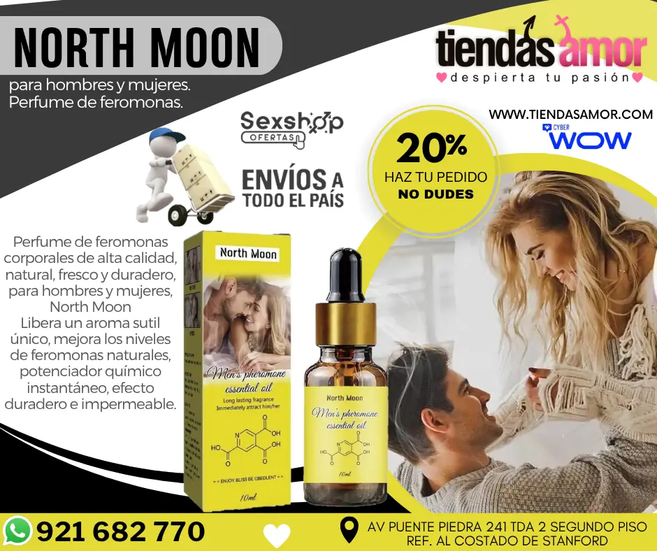 Perfume North Moon de alta calidad natural fresco 