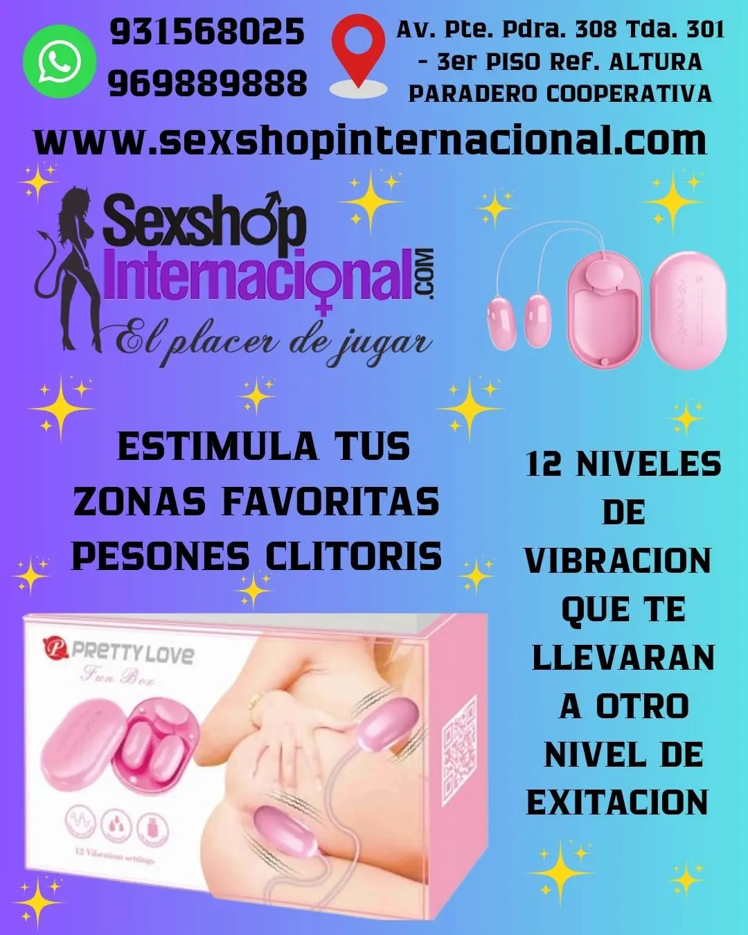 PRETTY LOVE FUN BOX BALA VIBRADORA