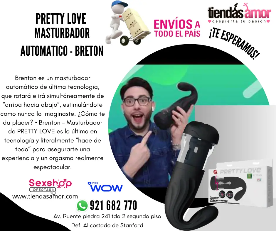 Masturbador Automatico - Breton arriba hacia abajo estimu