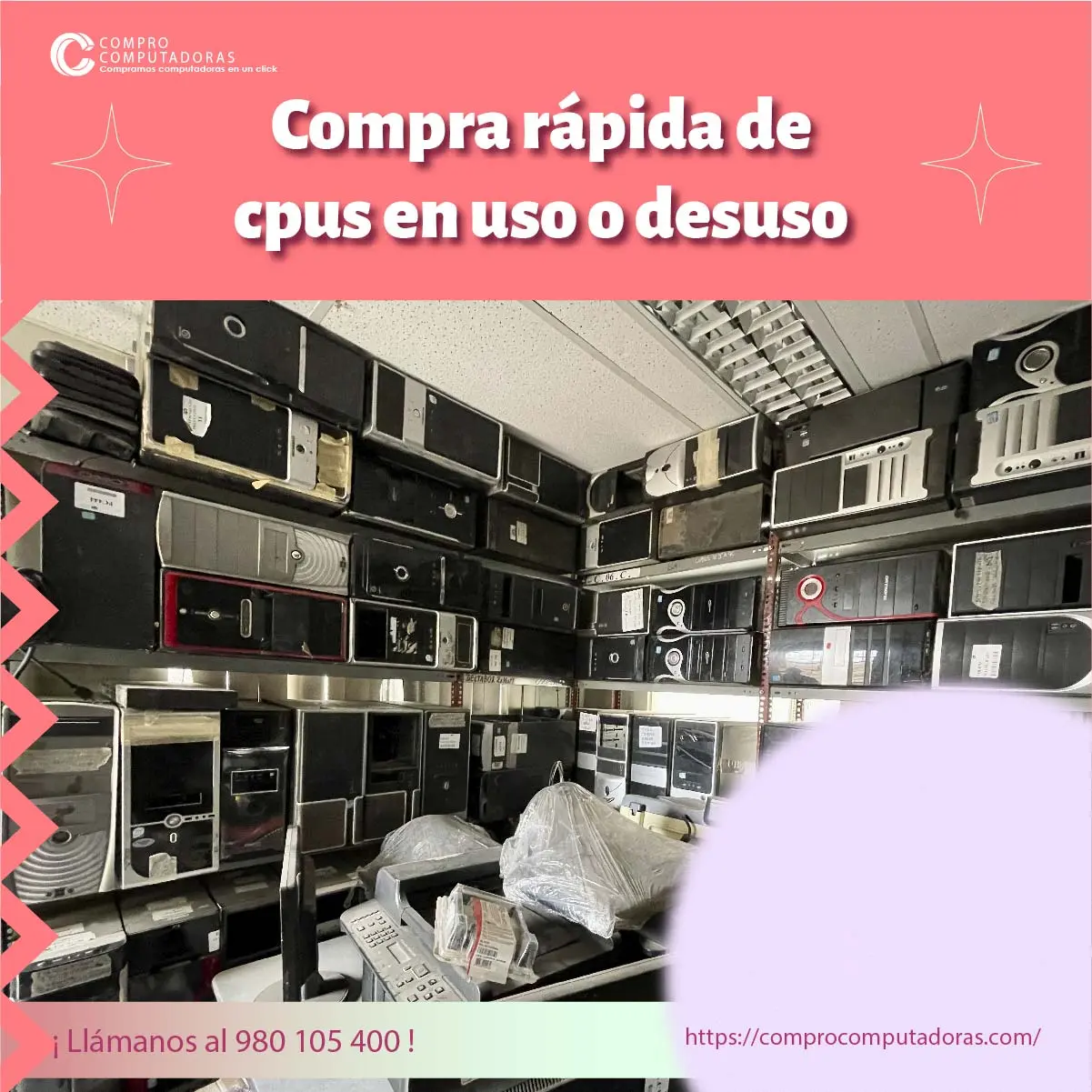 VENTA Y COMPRA DE COMPUTADORAS USADAS EN LIMA