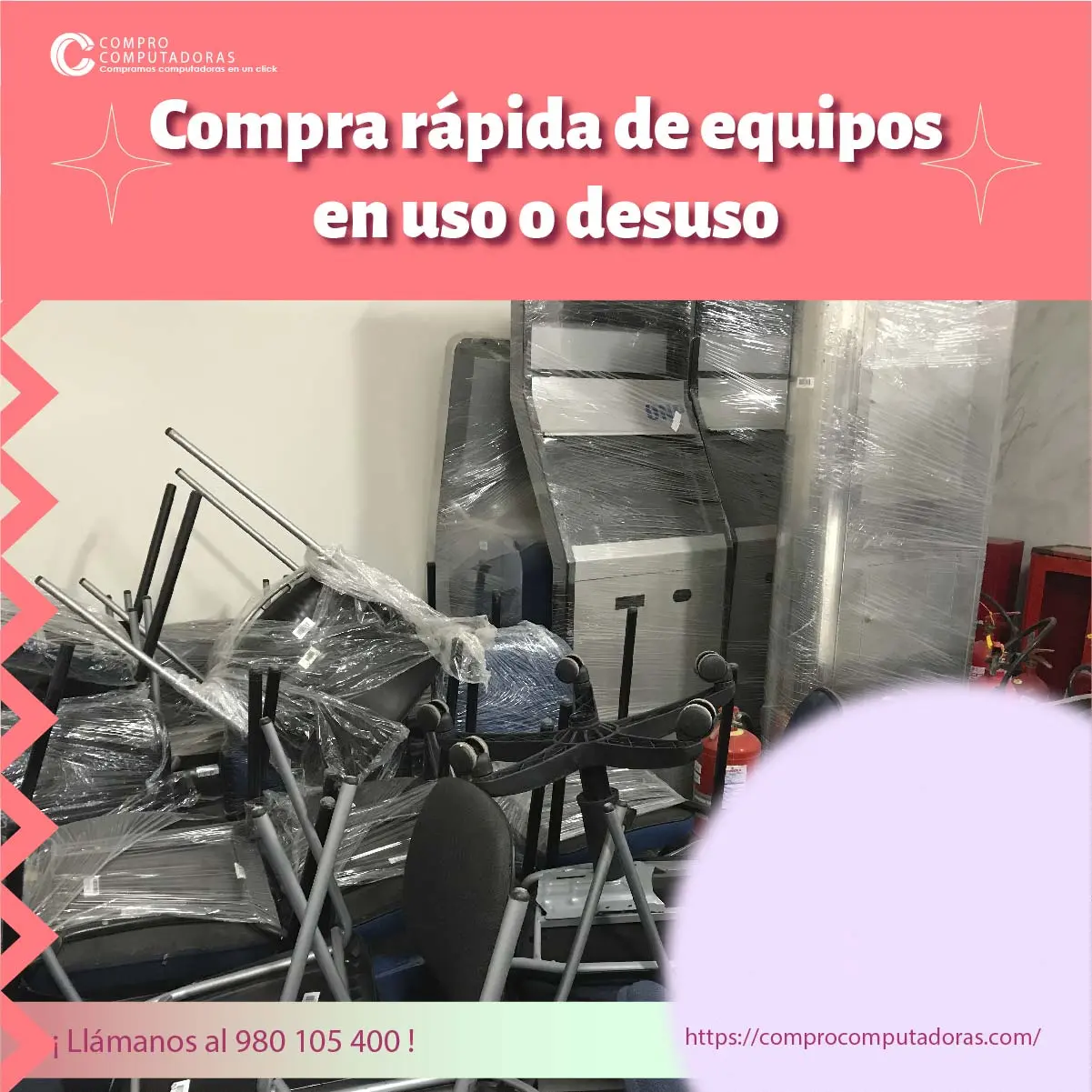 RECOGEMOS COMPUTADORAS USADAS A DOMICILIO