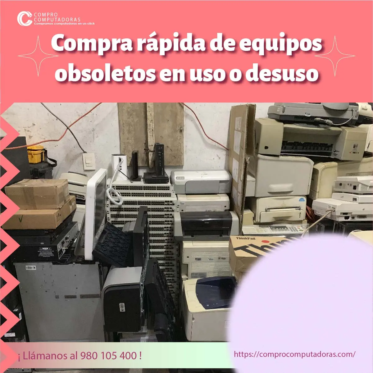 COMPRA DE COMPUTADORAS EN DESUSO SIN COMPLICACIONES