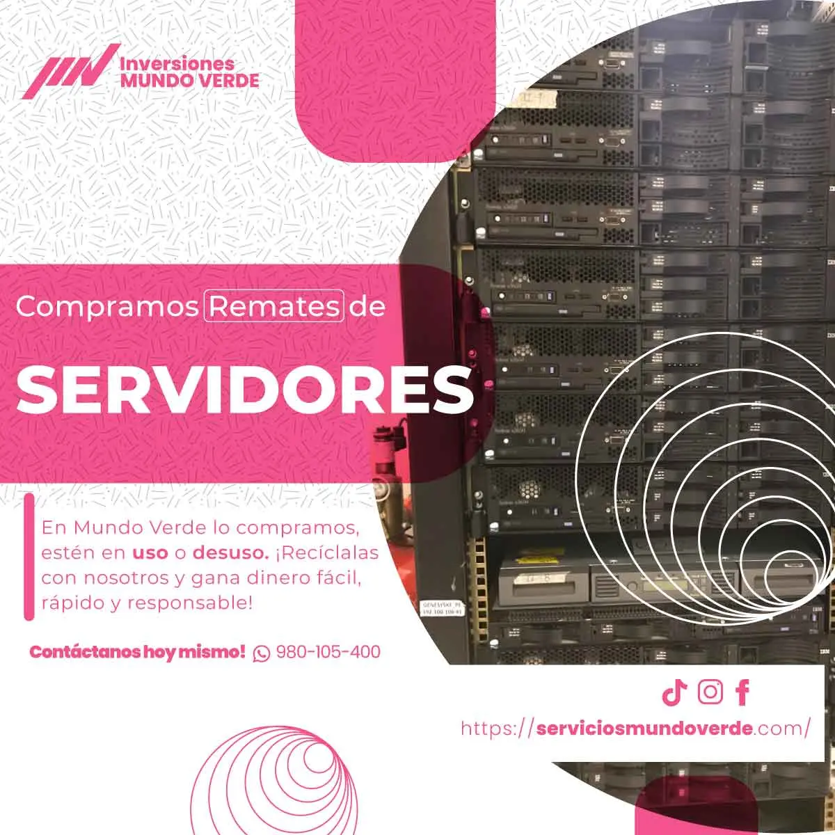 Reciclaje y compra de electrónica por lotes en Lima