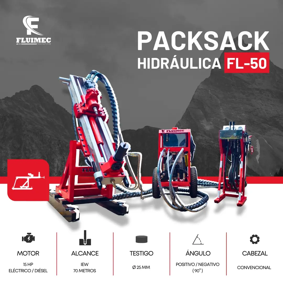 PACKSACK HIDRÁULICA FL50 equipo para mina 