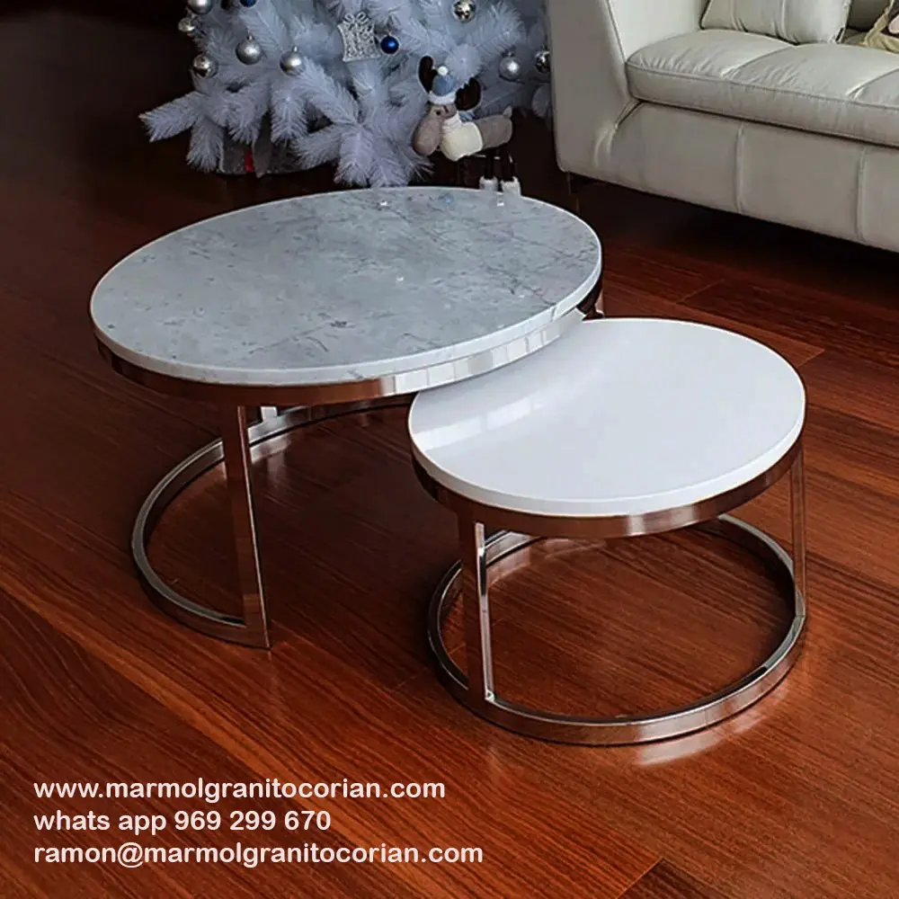 Mesas de mármol granito o cuarzo para tu hogar