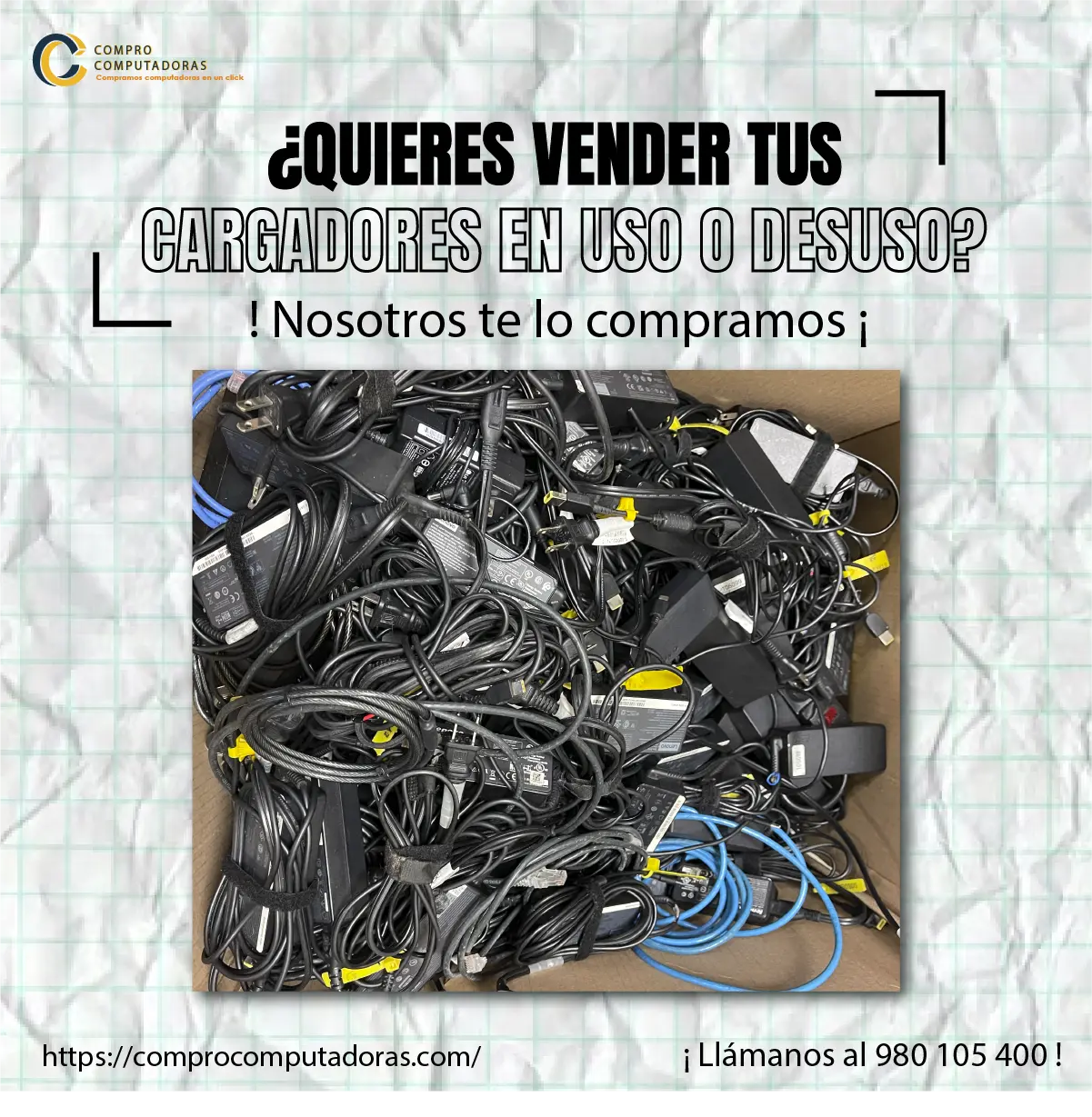 Reciclaje responsable compra de computadoras usadas