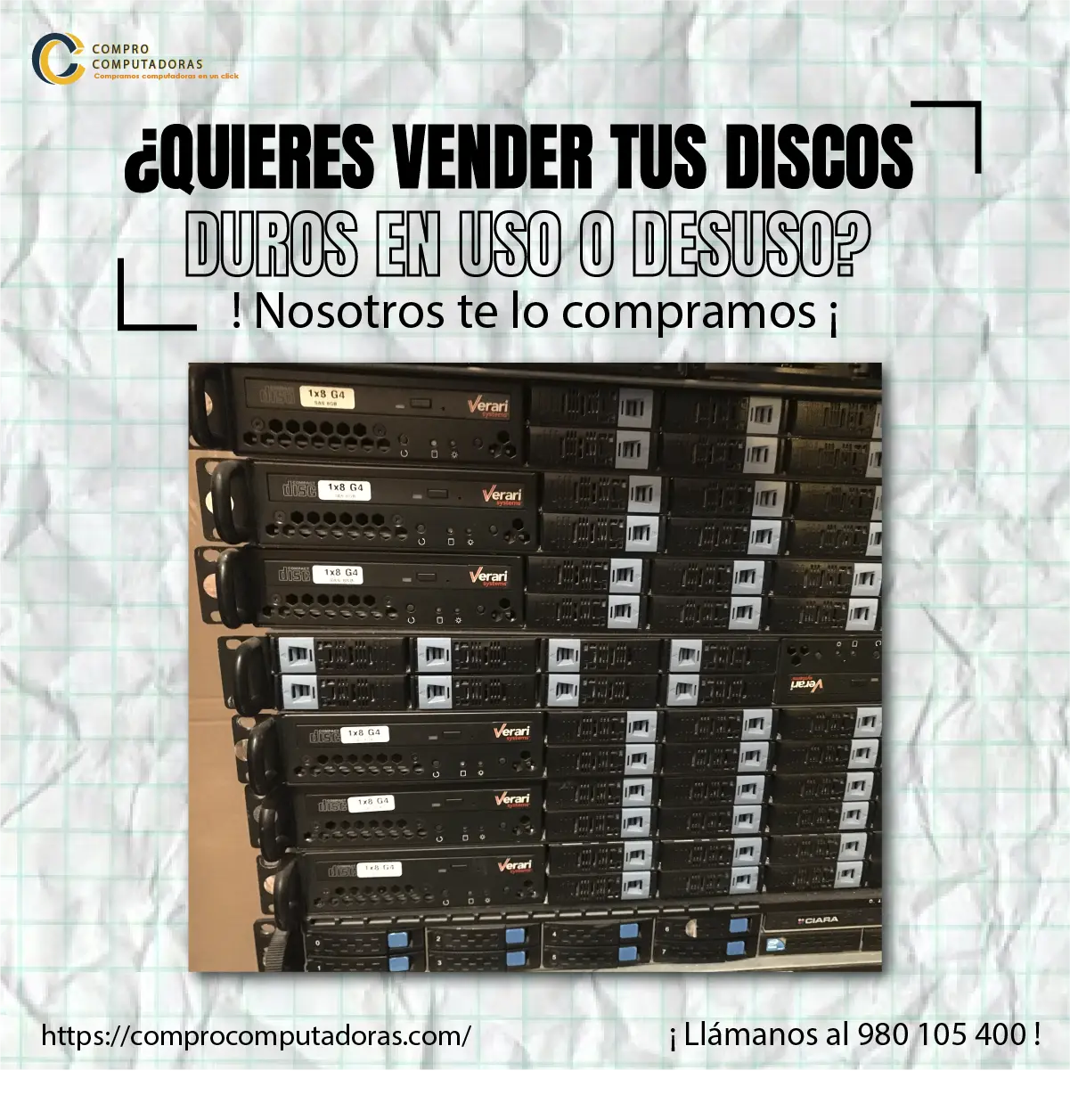 Damos valor a tus computadoras usadas o dañadas