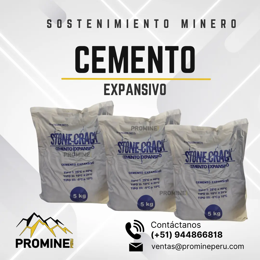 CEMENTO EXPANSIVO - TUNELES - LIMA 