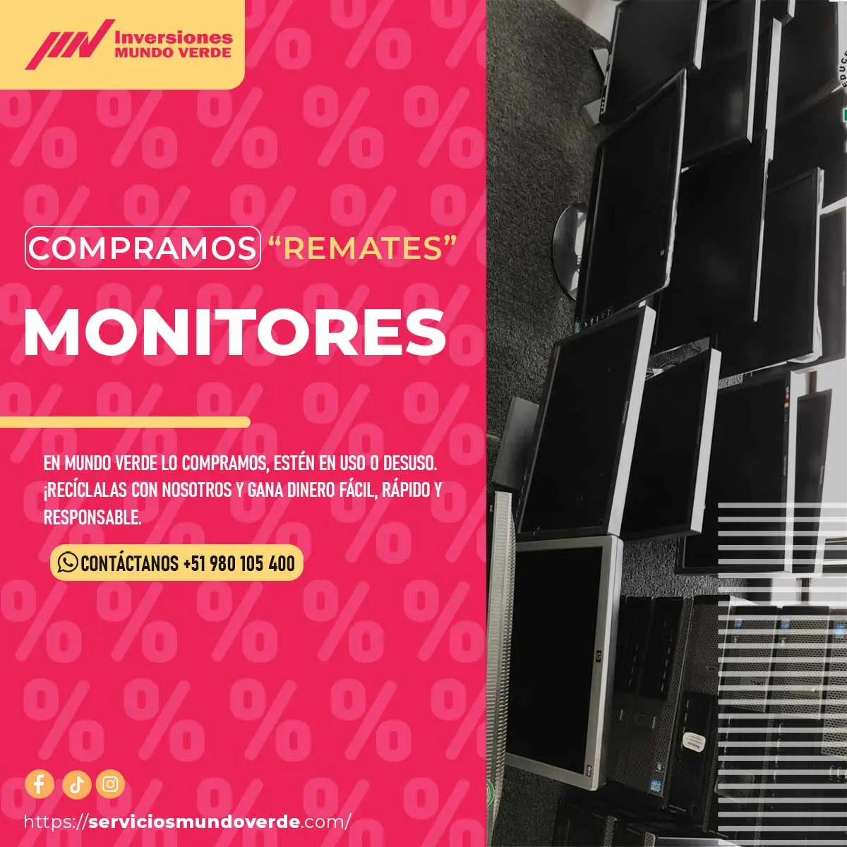 COMPRAMOS MONITORES